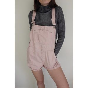 Brandy Melville Pink Overalls